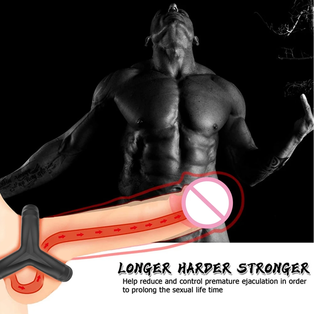 Penis Cock Ring on for Men Delay Ejaculation Erection Sex Shop Toys for Couple Sextoy Penisring Man Enlarger Rings 7 H86ca9c6e66e24b4bb6242589986cc83d6