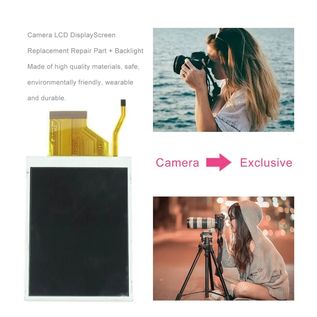 Для Nikon D3300 D5200 дисплей запасные части+ Подсветка супер прозрачная прочная цифровая камера ЖК-части