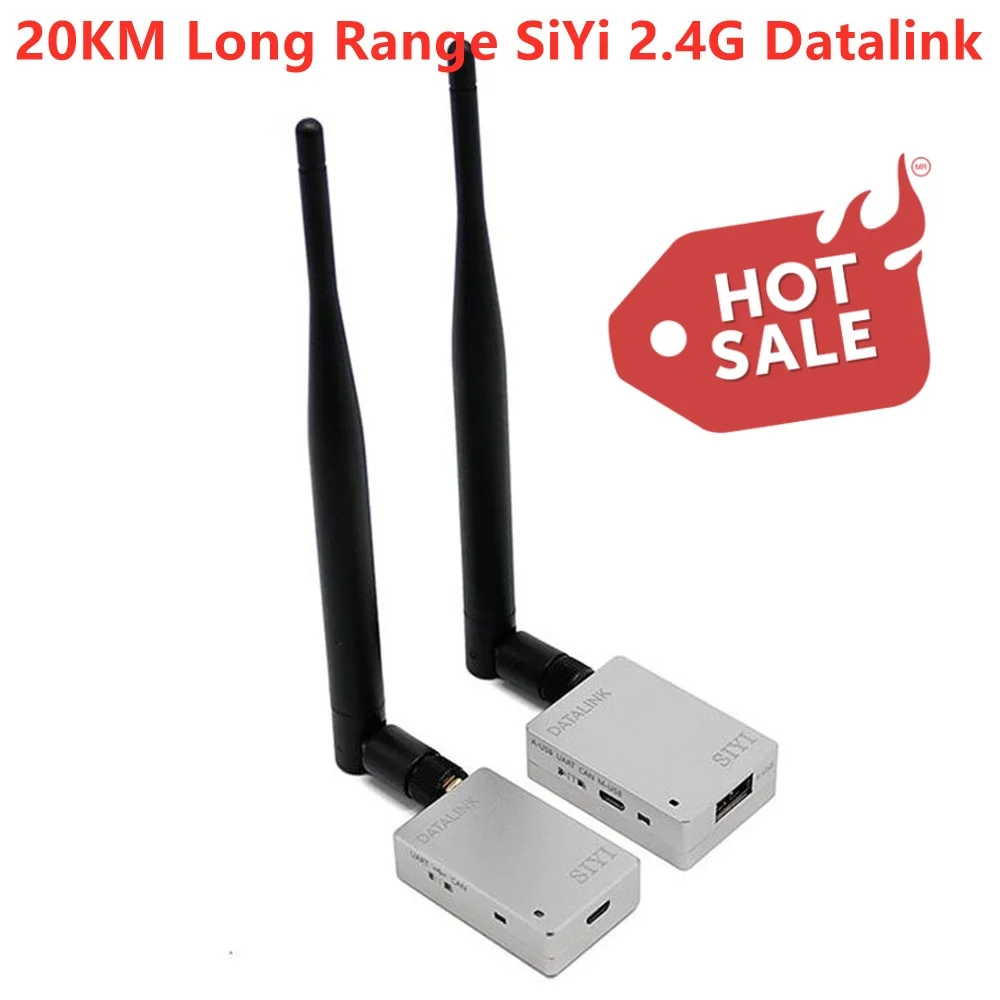 Дальность действия 20 км SiYi 2 4G Datalink радиотелеметрический передатчик данных для