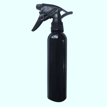 HTHL-300Ml пустая алюминиевая металлическая бутылка с черным тонким распылением тумана для изображения тела