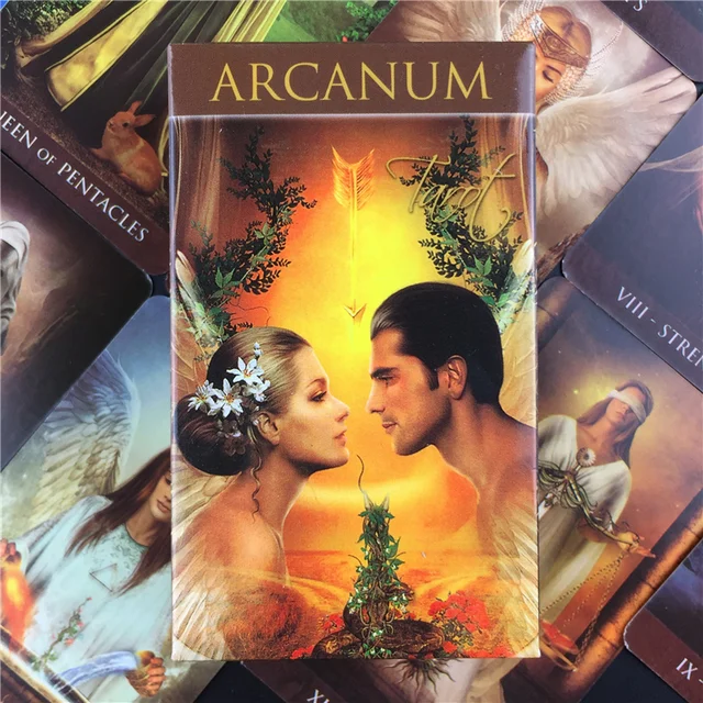 High quality Arcanum Tarot Cards Family Holiday Party Playing Cards Deck Tarot Card Board Games 5