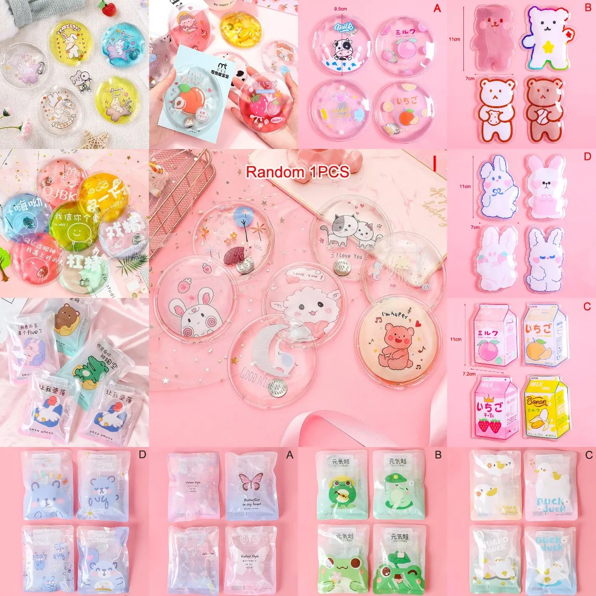Winter Cartoon Warm-fitting And Fast Self-Heating Handbag Reusable Gel Hand Warmer Cute Word Print Instant Heating Pack MINI | Бытовая