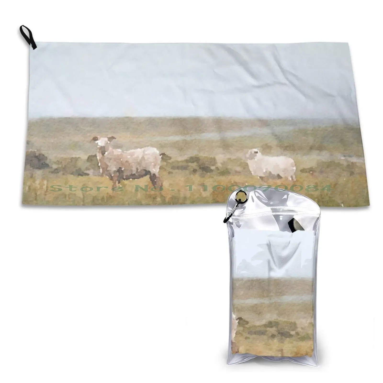 Pecora Pascolo Asciugamano Ad Asciugatura Rapida Palestra Bagno Sportivo Backglass Portatile Vintage Retro Machine Games Player Retro Arcade Gamer Ret