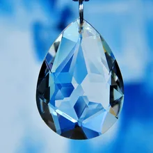 H& D 50 мм прозрачная стеклянная кристаллическая Призма DIY подвесные украшения для люстры Suncatcher разделитель граненые Висячие капли для домашнего свадебного декора