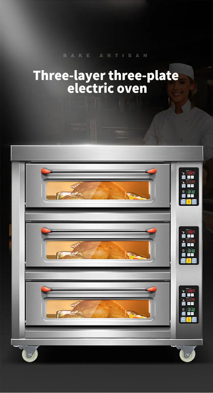 ThreeLayer Electric Multifunction Bakery Oven Kith