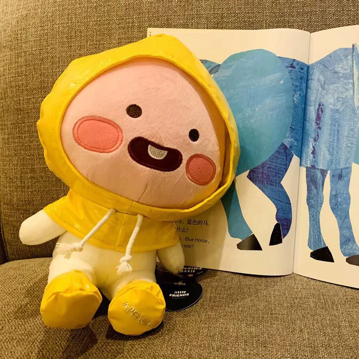 Корейский Поп милый Ryan Apeach трубка Плюшевая Кукла мультфильм изображение носить одежду животное лев утка мягкие игрушки кулон подарок