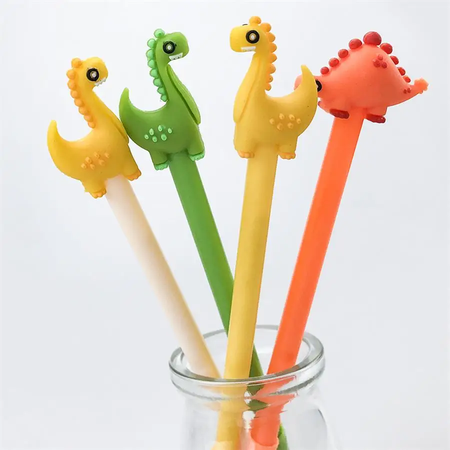 Канцелярские принадлежности динозавр пластиковая ручка для письма Kawaii