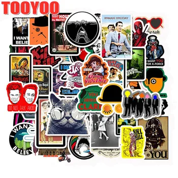 

10/50pcs/set Cartoon Classic Movie Stickers For Laptop Trolley Case Skateboard Suitcase Waterproof Stickers