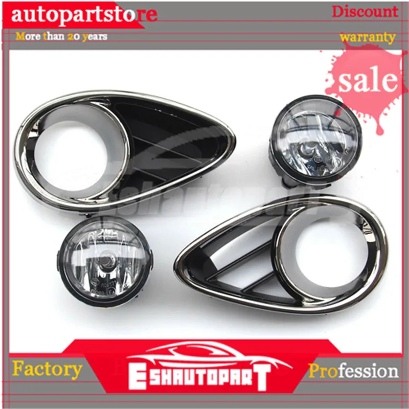 

OEM 2X Left&Right Front Chrome Bezel Fog Lamp For Infiniti Fx 30d 35 37 50 09-15