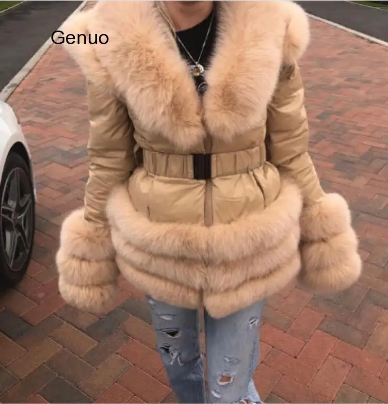 Women Furry Overcoat Winter Jacket Faux 