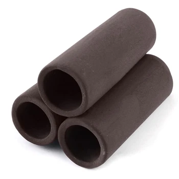 

3 Pcs Brown Ceramic Shelters - Shrimp Habitat, Breeding Tube, Hiding Cave