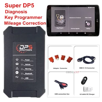 

DHL Free Newest SUPER DP5 dirgprog5 dp5 car diagnostic system automatic key programmer odometer reset Tool