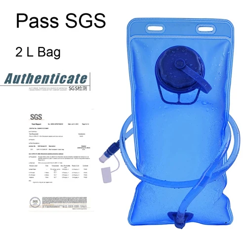 2L water bag Рюкзак для бега, тактический, военный, Сверхлегкий, походный, велосипедный рюкзак, для спорта на открытом воздухе, для велоспорта, альпинизма, 15л - Цвет: 2L water bag