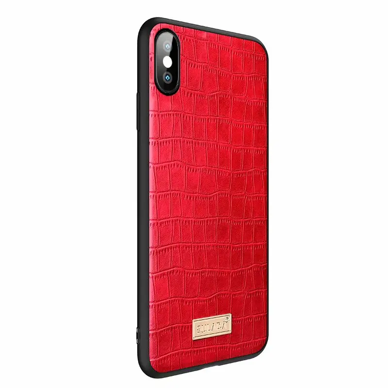 SULADA Роскошный тонкий крокодиловый узор кожа задняя крышка чехол для iPhone 11 pro Pro