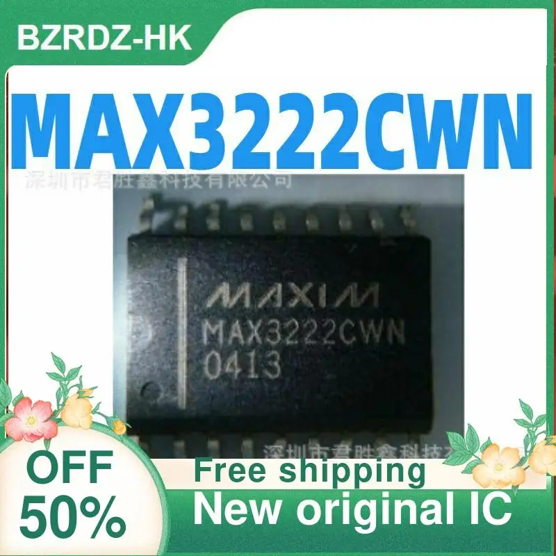 

5PCS MAX3222 MAX3222CWN SOP18 New original IC