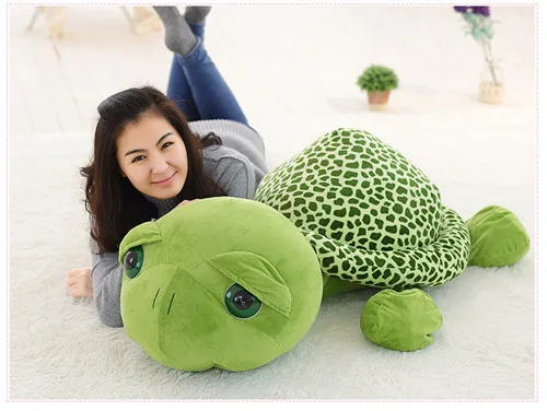 Fancytrader 59'' Lovely Giant Stuffed Tortoise Soft Big Animal Turtle Toy Birthday Gift for Kids Lover JUMBO Plush Toy 150cm  (14)