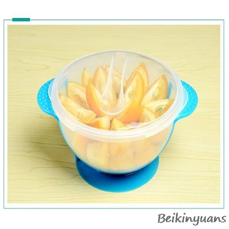 Набор посуды для кормления детей, детская ложка с температурой падения, миска для кормления ребенка