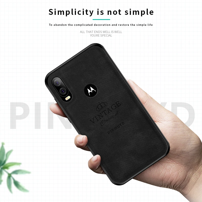 Чехол PINWUYO для Motorola Moto One Vision, задняя крышка ТПУ+ корпус ПК для Motorola Moto One Vision, чехол для телефона