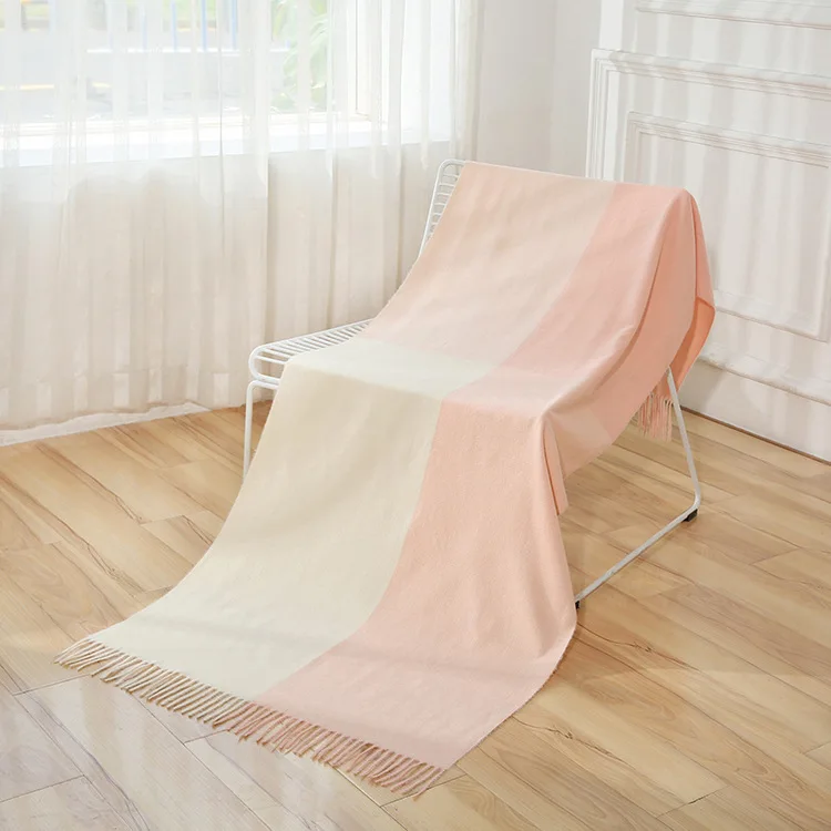 3color Осенний и зимний большой клетчатый кашемировый клетчатый шарф Женская Корейская версия теплой шали шеи - Цвет: 3color