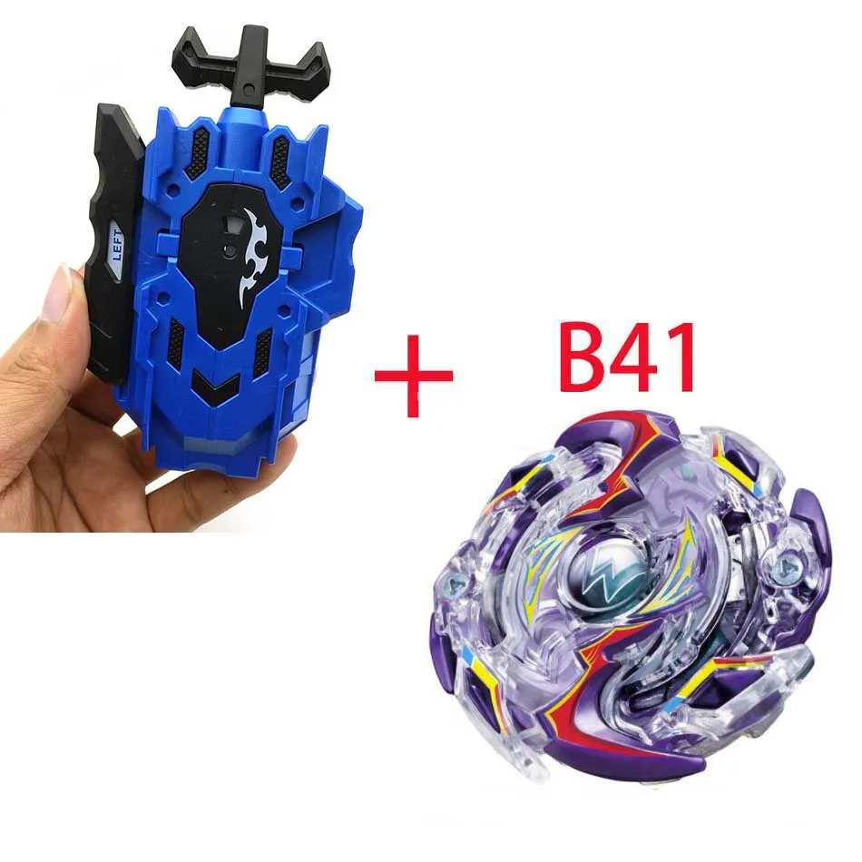 Спиннинг Bayblade BURST B-104 B-105 с средство для запуска Beyblade Bay blade металл пластик Fusion 4D Подарочные игрушки для детей - Цвет: B41