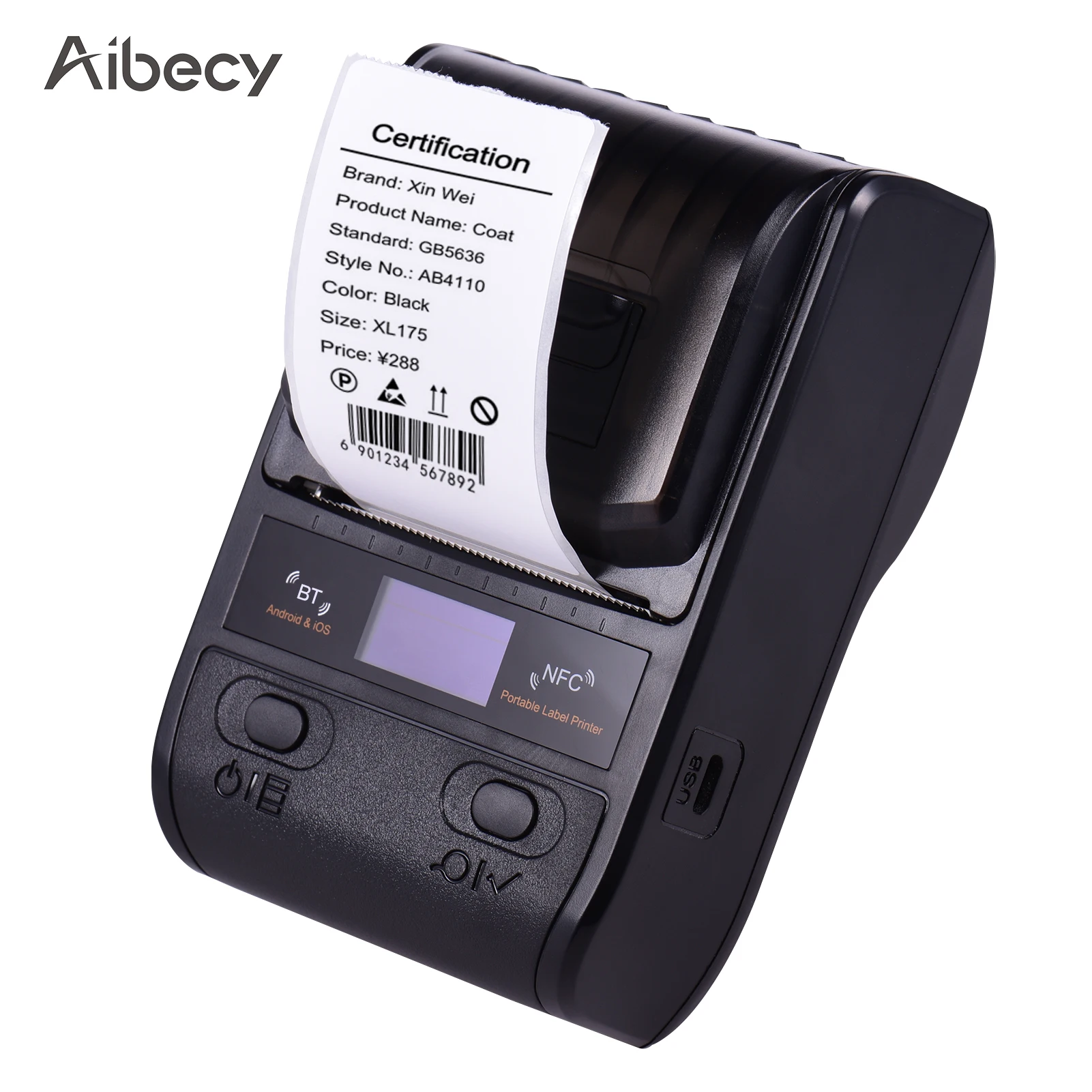 58mm Thermal Printer Usb Nfc Wireless Bluetooth Printer Shipping Express Mini Label For Price Tag Labels - - AliExpress