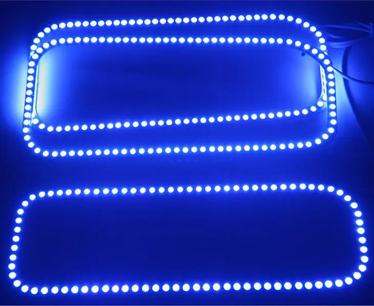 Для Ford F-250 2005 2006 2007 отличный ИК контроллер многоцветный ультра яркий RGB светодиодный ангельские глазки Halo Кольцо Комплект