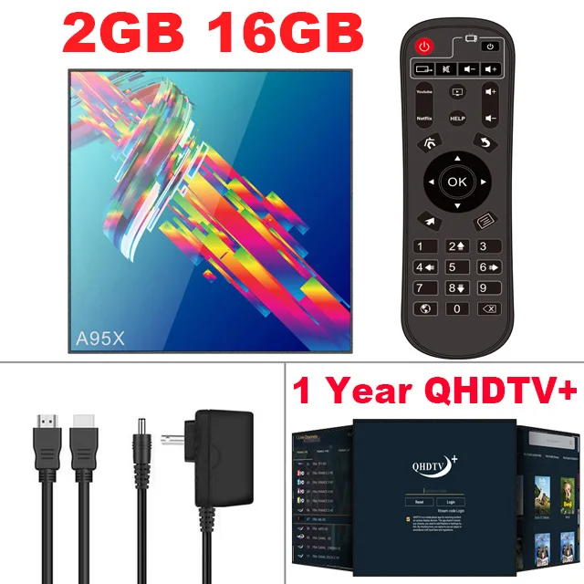 2G16G and 1Year IPTV 1 год IP tv QHD tv Plus подписка IP tv Франция арабский Португалия Великобритания итальянский, французский арабский IP tv M3U код и A95X R3 Smart tv BOX - Color: 2G16G and 1Year IPTV