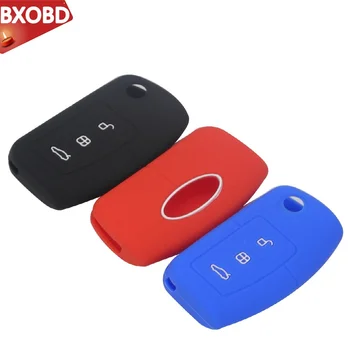 

Remote car key cover CASE Silicone KEY COVER CASE Protect Focus 2 Ecosport Kuga Escape 3 Buttons