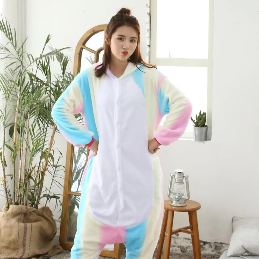 

Kigurumi Unicorn Pajamas Adult Onesie Pijama Unicornio Onesies For Adults Women winter Sleepwear Onepiece pijamas de animales