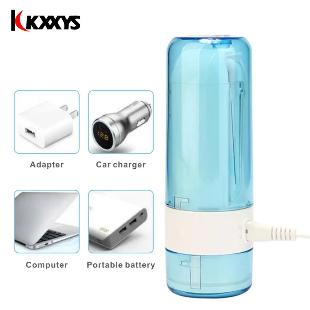 Estone Portatile Irrigatore Orale Pulizia Getto Elettrico di Acqua Flosser Collutorio 5 Jet Nasale| |