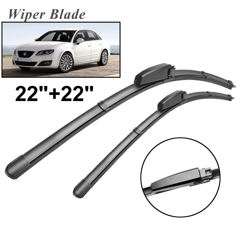 

Передние щетки стеклоочистителя okoстеклоочистителя RHD & LHD для SEAT Exeo 2008-2013, лобовое стекло, переднее стекло, 22 дюйма + 22 дюйма
