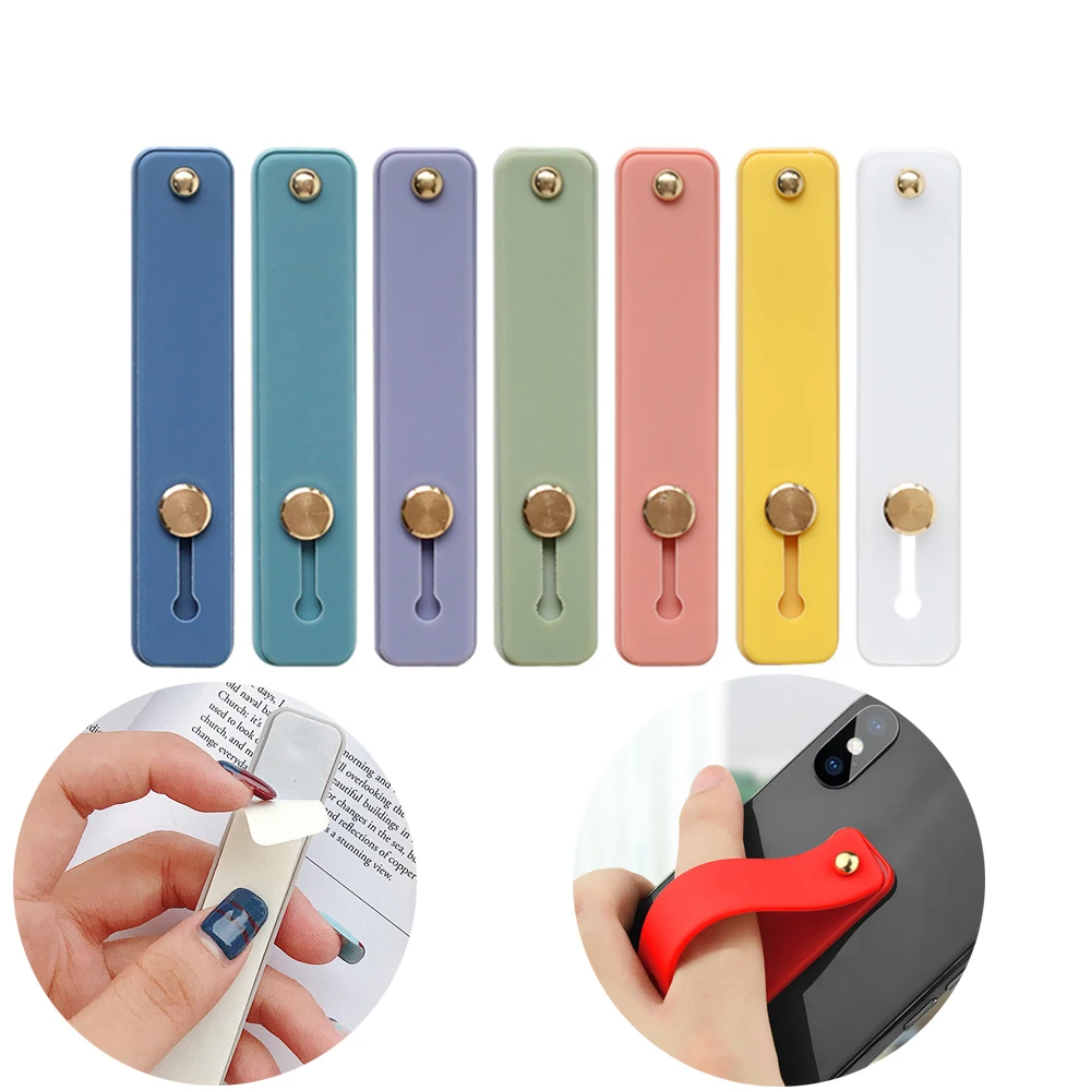 

Universal Finger Ring Holder Phone Ring Plastic Mobile Phone Grip Stand Multi Band Multi-function Smart Back Sticker for Iphone