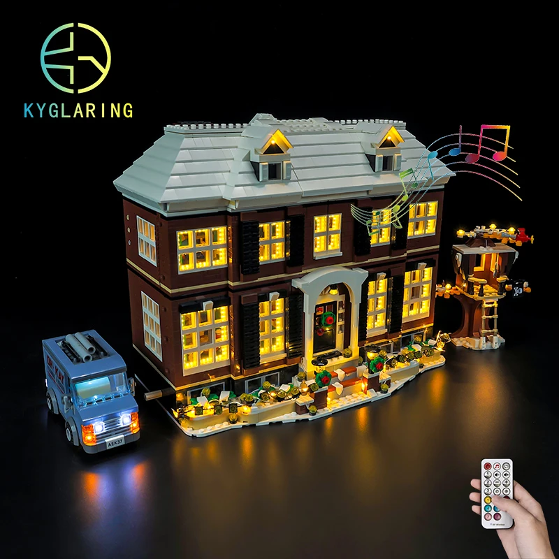 Kyglaring Set Di Illuminazione A Led Giocattoli Fai Da Te Per Idee Versione Natalizia 21330 Costruzione Di Blocchi Regalo Da Solo Per La Casa (Solo Ki