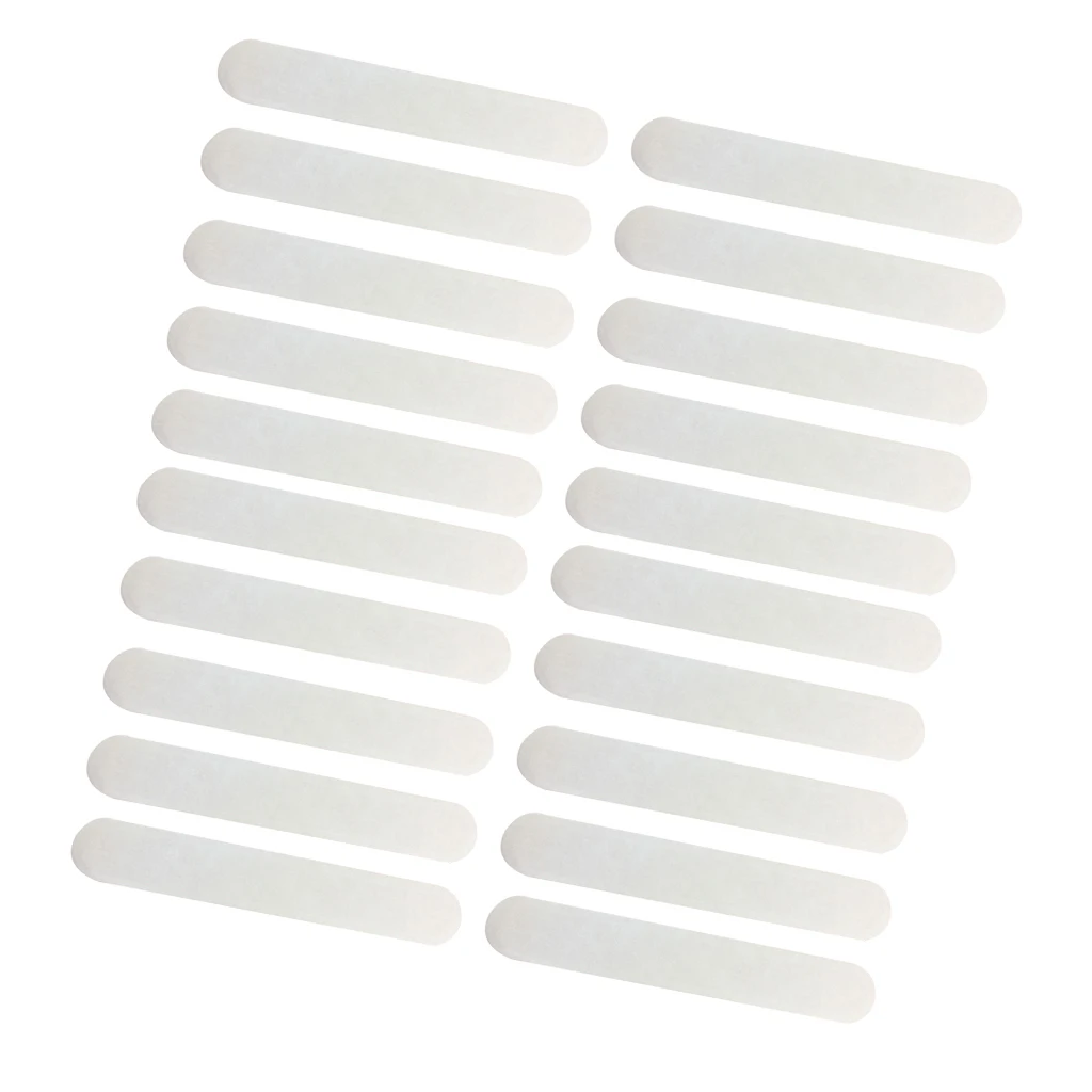 Pack of 20, Golf Hat Liner/Sweat Absorber, Hats Size Reducer Reducing Tape/Caps Saver Sweatband for Women Men, White