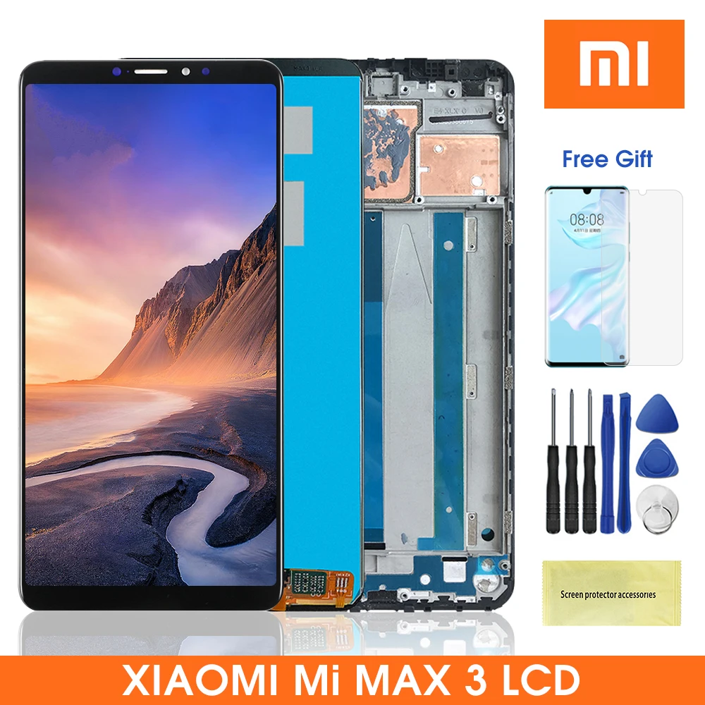 ЖК-дисплей 6 9 &quotMax 3 для Xiaomi Max MI Max3 с сенсорным экраном дигитайзер в сборе Mi |