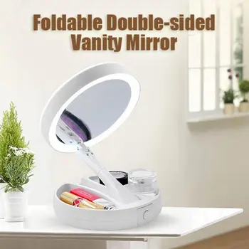 

Foldable Double-sided Vanity Mirror