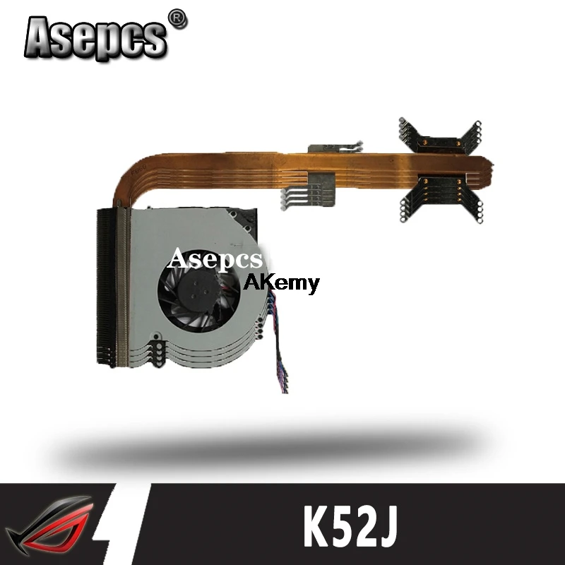 Akemy оригинальный для ноутбуков Asus радиатора Вентилятор охлаждения Процессор coolerK52 K52F A52F X52F P52F k52J P52J A52J X52J K52D X52D Процессор радиатора