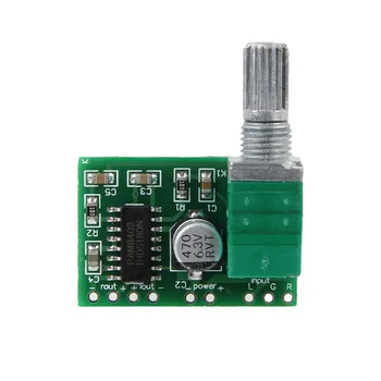 

PAM8403 Mini 5V Audio Digital Amplifier Board Switch Potentiometer powered USB