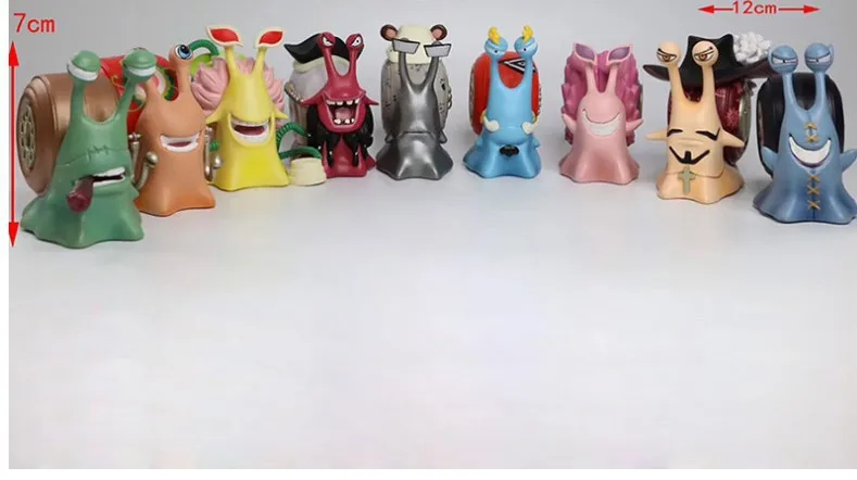 

Anime One Piece/Navigation Toy 9-Phone Worm Boxed Garage Kit Hawkeye Female Emperor Little Tang Garage Kit