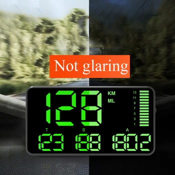 

Trucks Overspeed Alarm Digital Universal Speedometer Large Screen Head Up Display Multifunction Car Clock Mileage Gift Odometer