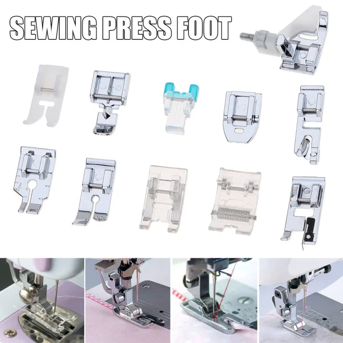 11 шт. Бытовая многофункциональная прижимная лапка швейная машина аксессуары прижимная лапка набор для швейной машины PAK55