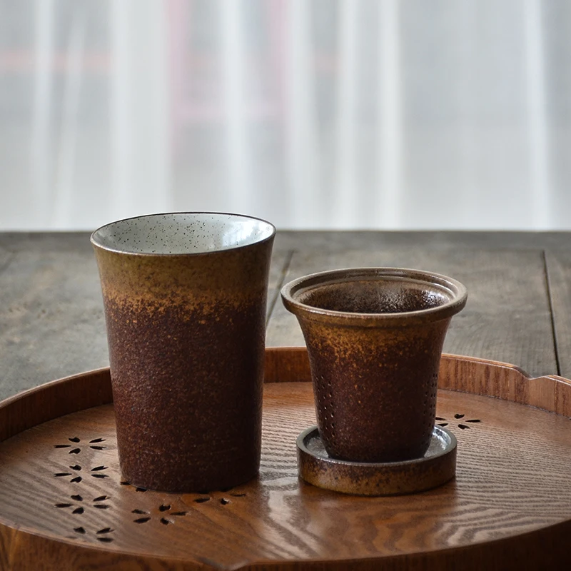 TANGPIN керамические чайные кружки кружка для путешествий с фильтром керамическая кофейная чайная чашка из фарфора чайник 240 мл