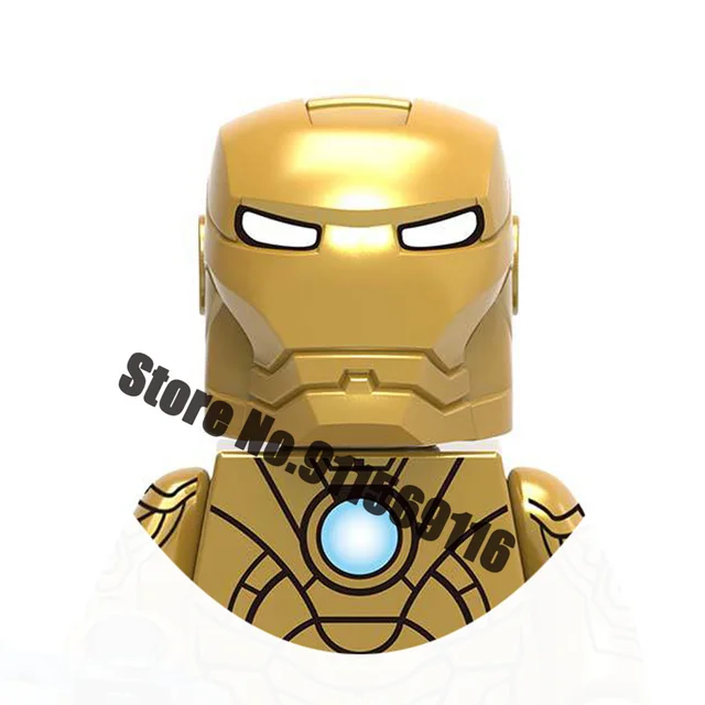 Superhero Iron Man Mark Building Blocks Bricks Tony Stark War Machine Ultron Action Figures Kids Toys Christmas Gifts H-X1234
