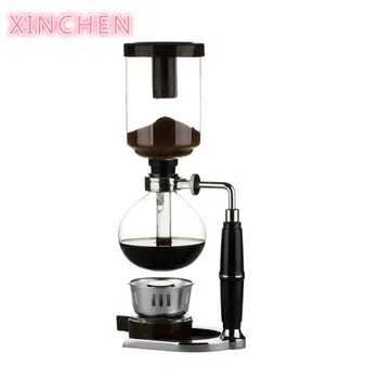 

Vacuum Coffee Siphon 3-5 Cup Glass Syphon Coffe Maker with Alcohol Burner Manual Espresso Drip Coffee Machine Barista Percolator