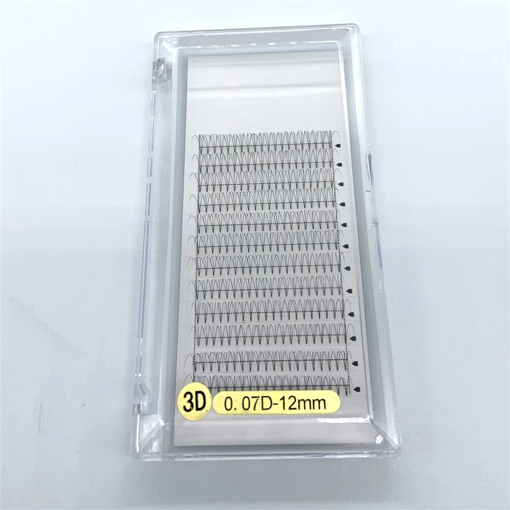 Extensões de Cílios Atacado Cases Pré-fabricado Russo Volume Fãs 3d - 4d 5d 6d 8d 10d Vison Cílios Curto Haste Chicote Pré Feito 10 1 Cheap Cílios postiços