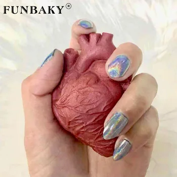 

FUNBAKY Hyperbole Halloween Decoration Heart Silicone Mold Fondant Mould DIY Chocolate Cake Baking Molds Tool