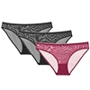 Varsbaby sexy yarn transparent underwear low-waist briefs solid S-XXL panties 3pcs/lots for young women ► Photo 2/6