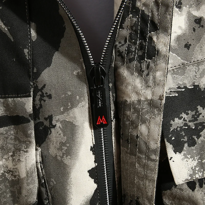 Новинка плюс 10XL 9XL 8XL хлопковые мужские куртки камуфляжные военные пальто с капюшоном Повседневная Мужская ветровка на молнии брендовая мужская одежда