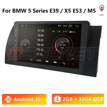 

9 inch 1024x600 HD Touch Screen 1 din Android 10 Car Multimedia Radio Stereo for BMW E39 E53 X5 Wifi 4G Bluetooth DVR RDS USB
