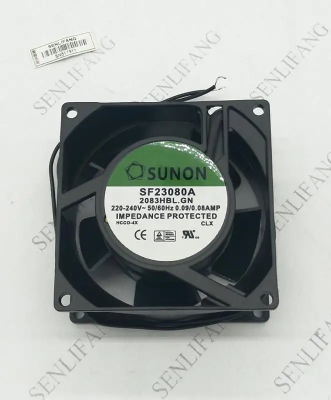 Натуральная для охлаждения SUNON вентилятор SF23080A 2083HBL. GN 8038 220V 8 см вентилятор